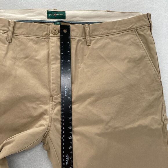 J.Crew 484 Chino Pants Mens 44x34 Slim Straight Leg Khaki Beige Preppy Casual - Picture 9 of 14